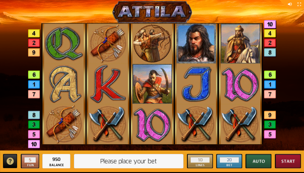 Игровой автомат Attila — сокровища великого завоевателя для игроков казино Вулкан
