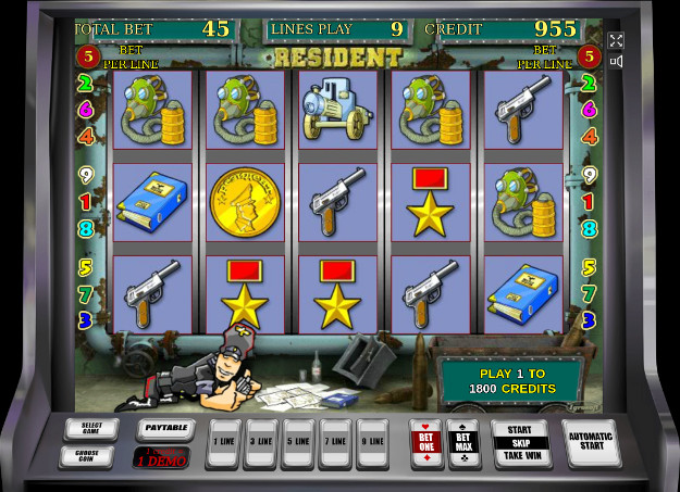 Игровой автомат Resident — в казино Вулкан сорви джекпот